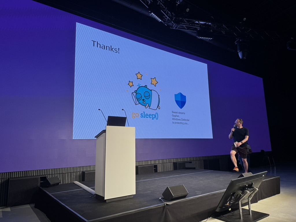 Gopher Eating Microsoft Logo